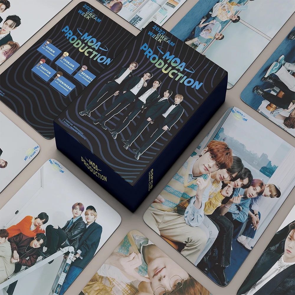 54 шт./Kpop новый альбом TXT 2022 DreamWeek MOA производство LOMO открытка Милая группа Idol
