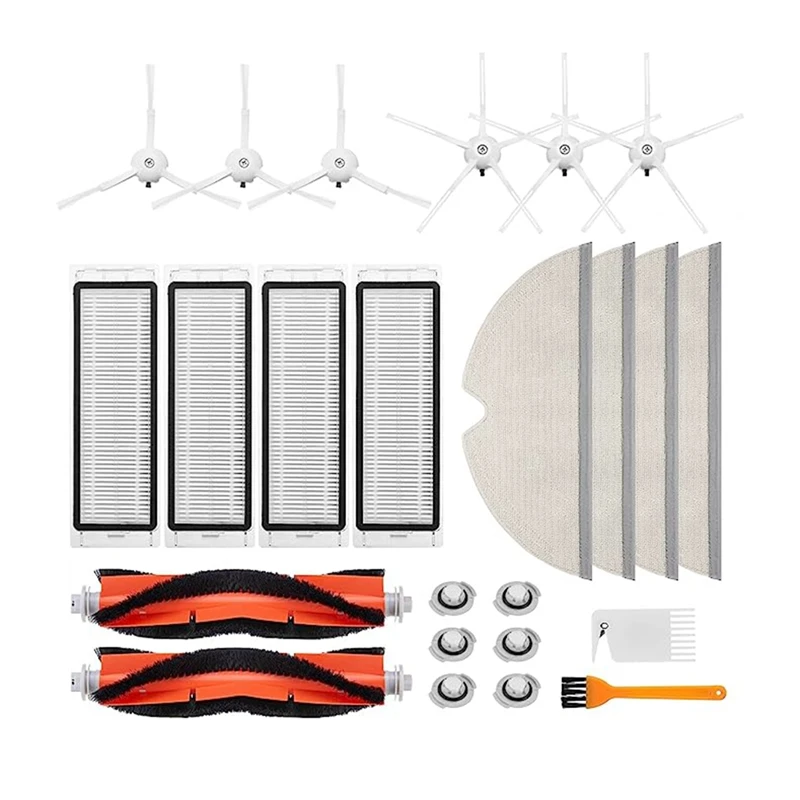 

Suitable For Millet Stone Sweeper Replacement Parts Side Brush S5max/S6pure/E5 Main Brush Cover Rag Filter Core