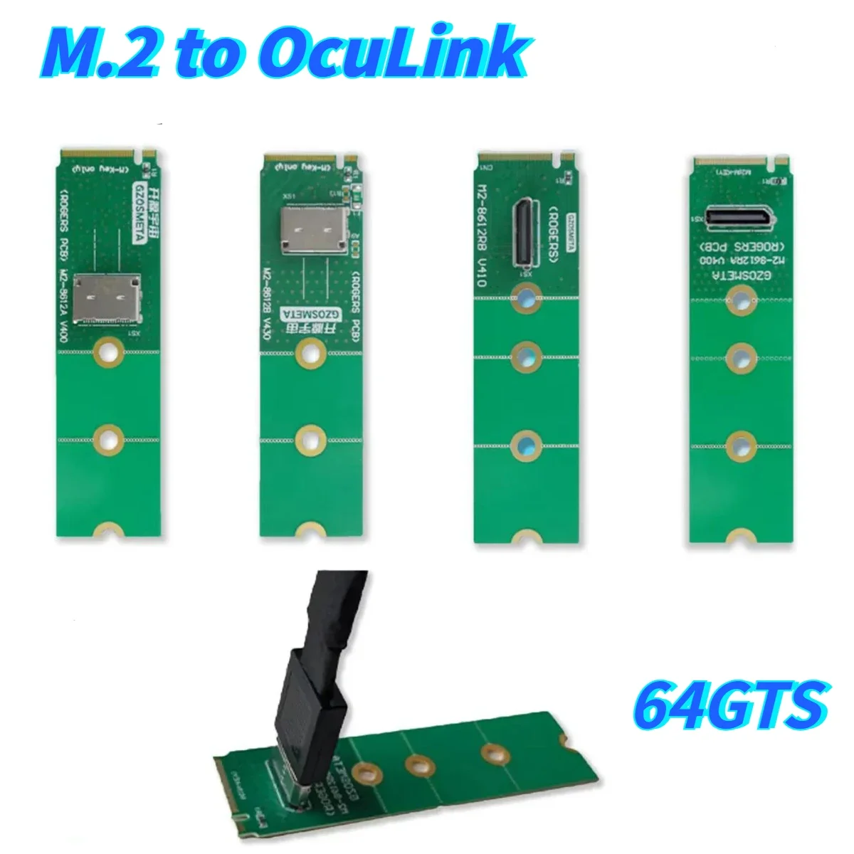 Für Oculink/M.2 NVMe Externe Grafikkarte Laptop EGPU Case GPU Dock PCIE 4.0 X4 Gen4 Notebook GDP Erweiterungskarte, A