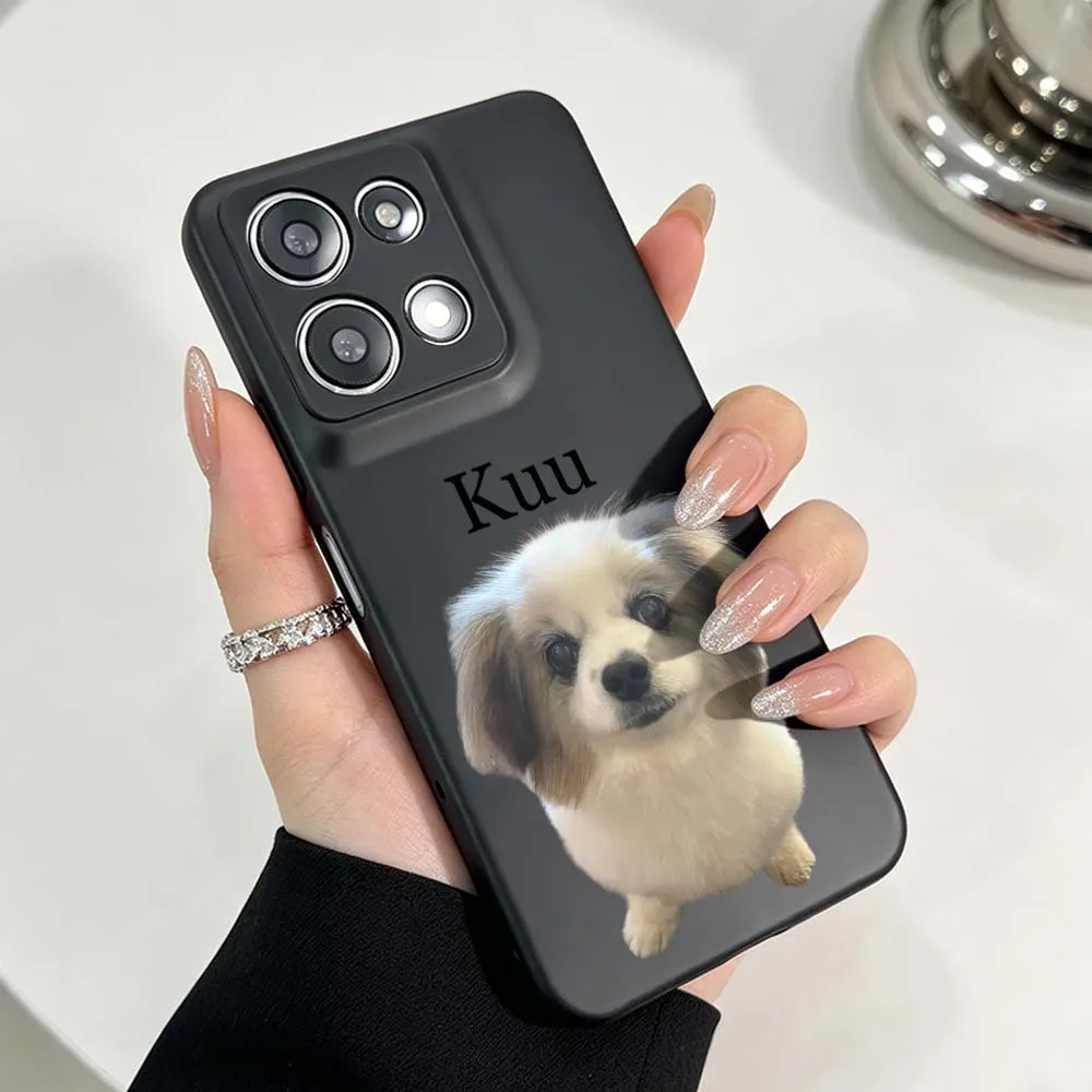 Черный мягкий чехол для телефона Miru Brown Poodle для Motorola Moto G86 G75 G72 G56 G42 G41 G35 G31 G15 Edge 70 60 50 (art.: 3920db90ceb54) - 3920db90ceb54
