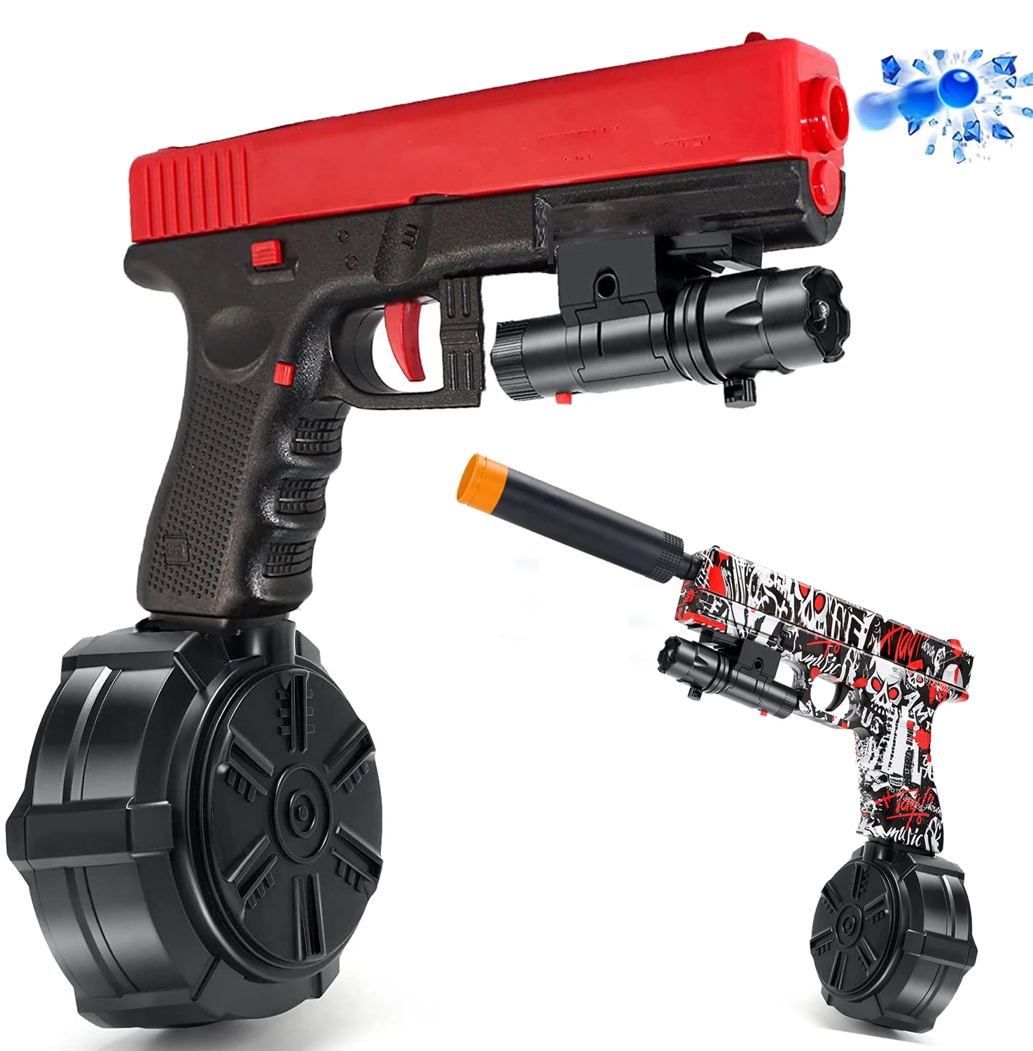 Новый Цвет Электрический Desert Eagle Airsoft X-2 Glock Gel Blaster игрушечный пистолет-брызговик