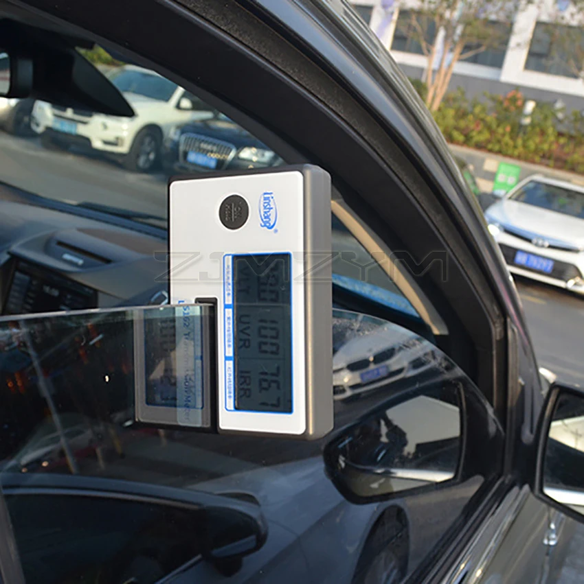 LS162 Измеритель оттенка окон передачи солнечной пленки VLT УФ-ИК Тестер отклонения