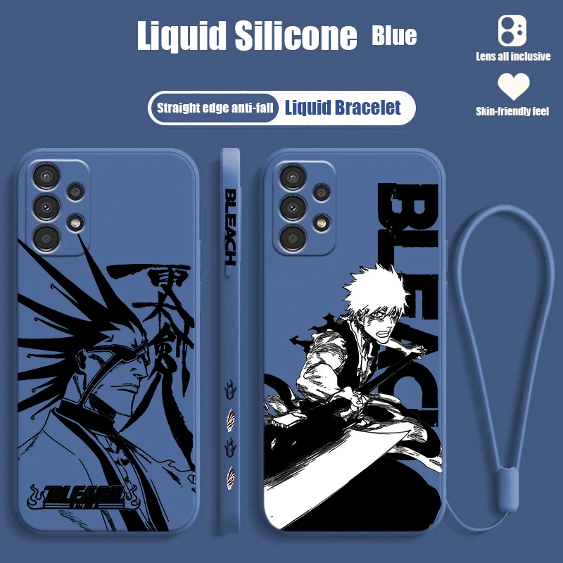 Чехол для телефона с рисунком аниме отбеливатель Samsung A91 A81 A71 A51 A41 A31 A21S A11 A05 A04 A03S A02S