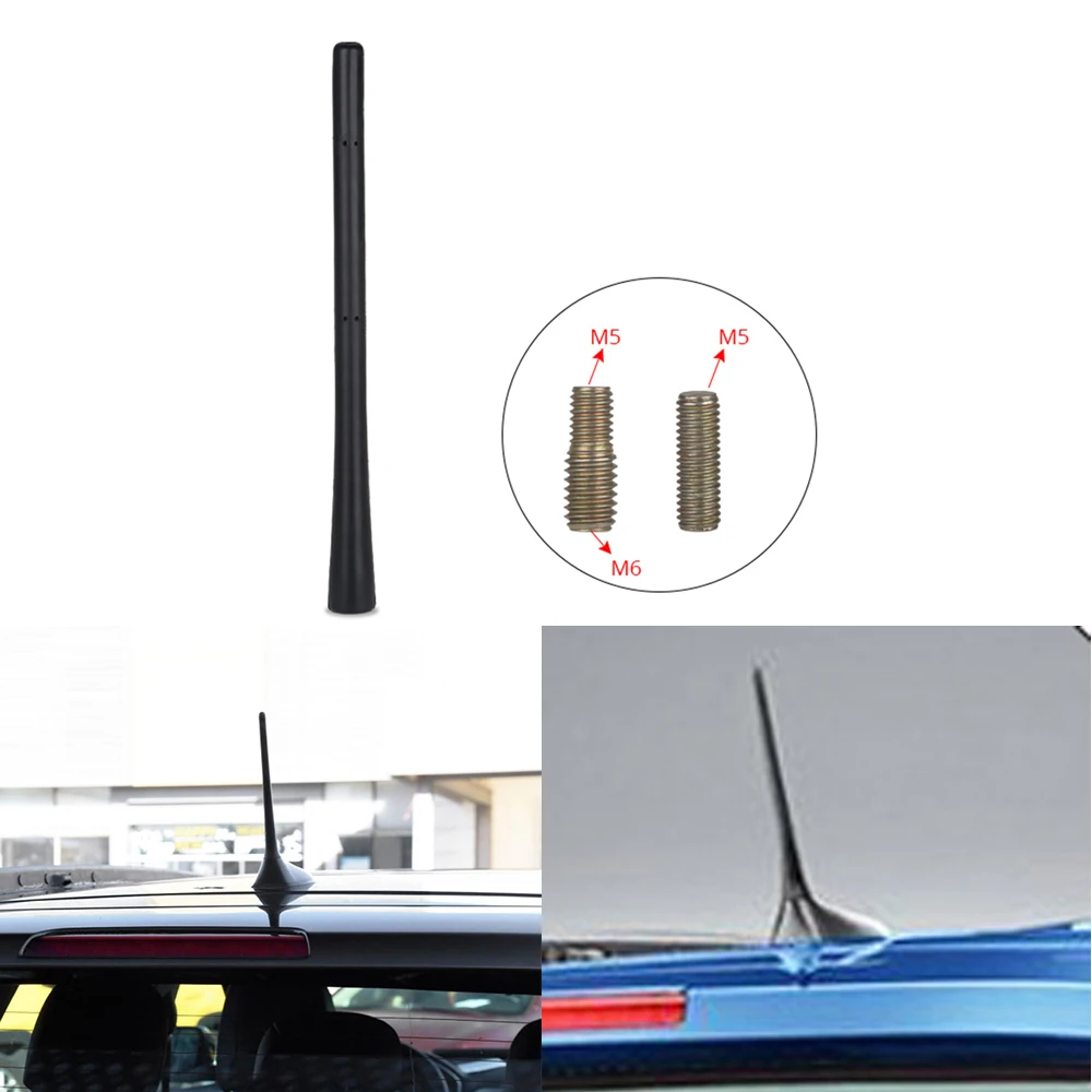 

Universal Car Radio FM AM Antenna Signal For VW Polo Passat Roof Car Antenna With M5 M6 Screw 8 Inch All-weather Car Accessories