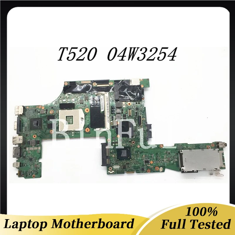 04W3254 04W3256 04W3255 Mainboard For Lenovo ThinkPad T520 T520i Laptop Motherboard NVS 4200M QM67 1GB GPU DDR3 100% Full Tested