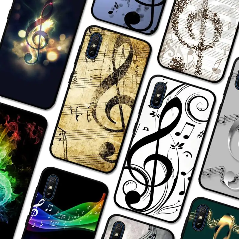 

musical notes Phone Case for Redmi 5 6 7 8 9 A 5plus K20 4X S2 GO 6 K30 pro