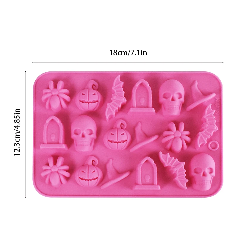 Силиконовая форма в виде тыквы для Хэллоуина 18 дюймов