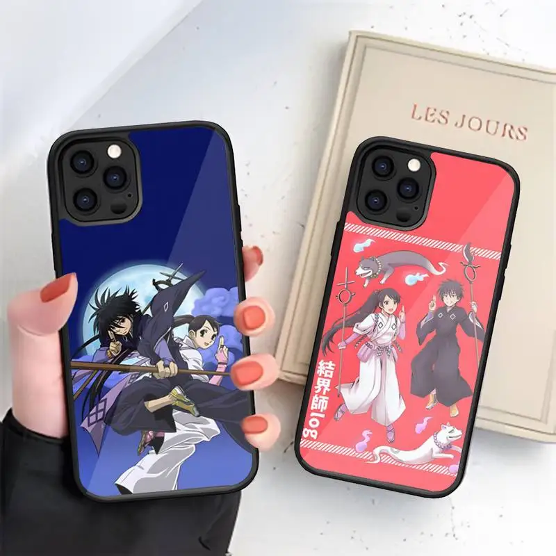 Мультяшный чехол для телефона Kekkaishi, силиконовый чехол из поликарбоната и ТПУ для Apple Iphone 12 11 13 Mini Pro 6S 7 8 Plus X Xs Max XR, противоударный чехол