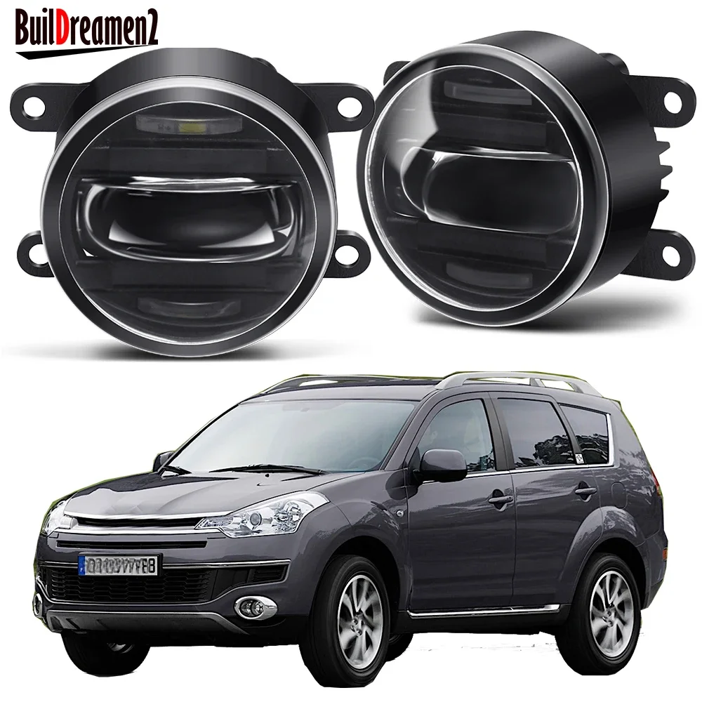 2IN1 дизайн 30 Вт алюминиевый автомобильный противотуманный фонарь в сборе + DRL для