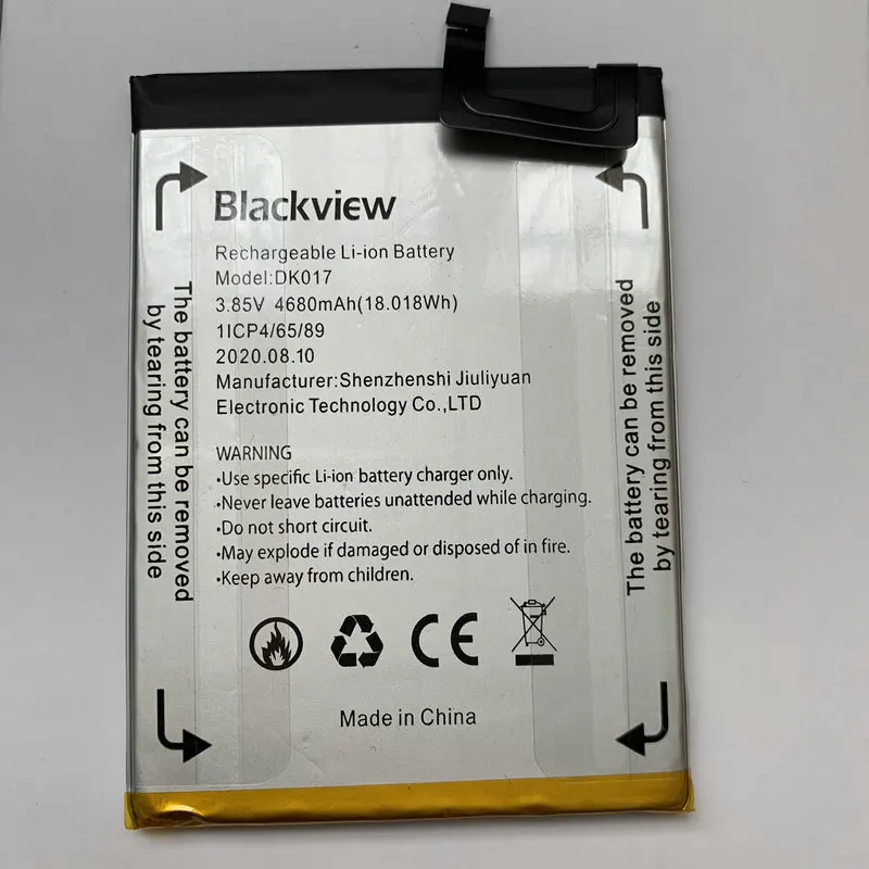 original battery for blackview a80 pro a80 plus 6 49waterdrop 4680mah dk017 mobile phone rechargeable li ion batteries free global shipping