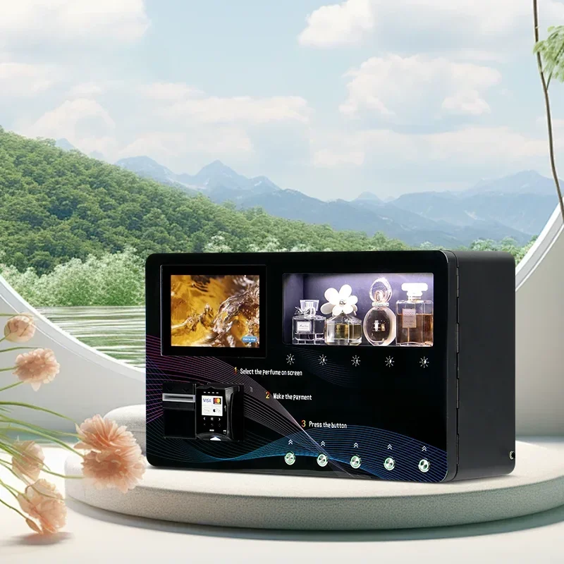 Настенный торговый автомат DKM с сенсорным экраном и дозатором банкнот