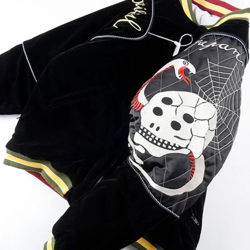 24ss черные куртки Kapital уличная одежда с вышивкой для мужчин и женщин 1:1 лучшее