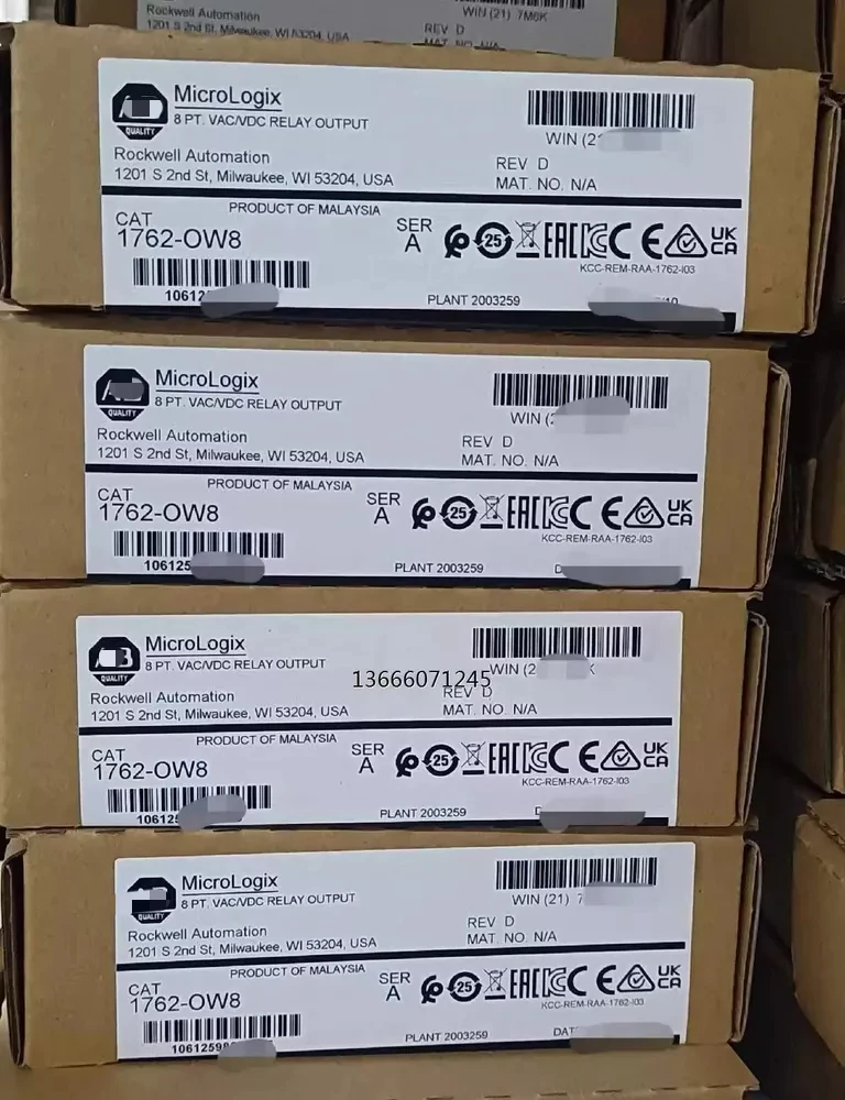 Новый 1762-OW8/A MicroLogix 8-точечный релейный модуль вывода 1762OW8