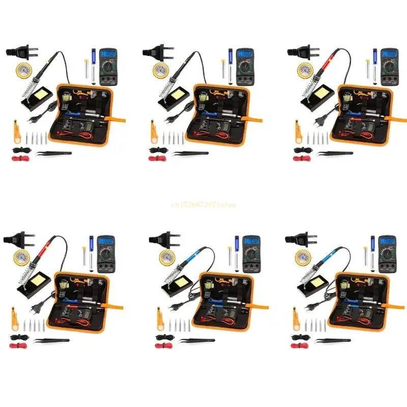 

Электрический паяльник 220 В 110 В 60 Вт с регулируемой температурой, керамический нагреватель, Прямая поставка