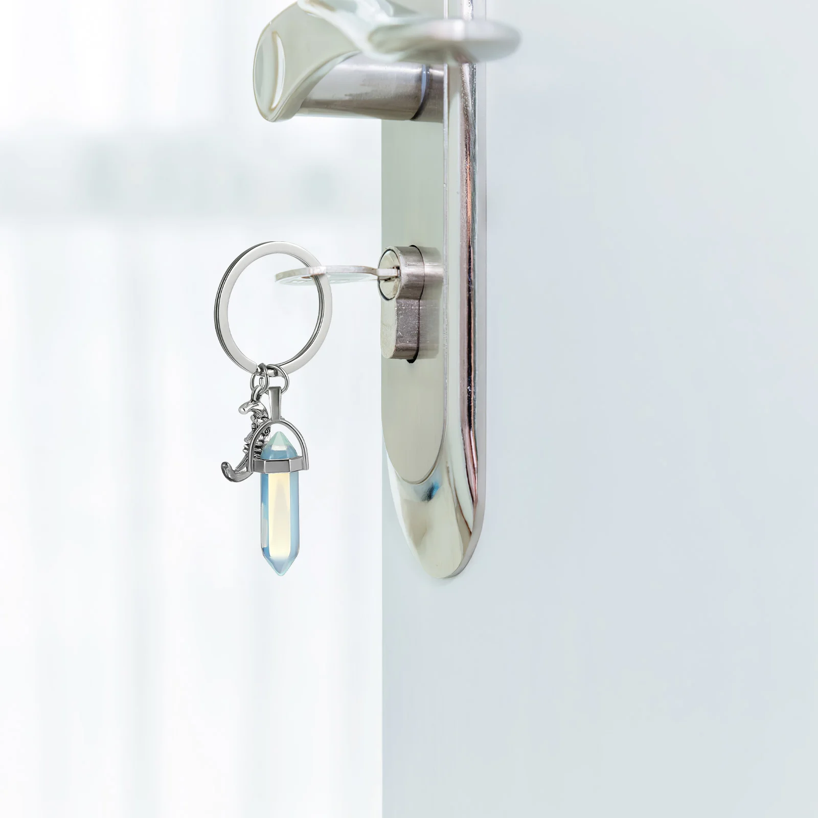 2 шт. брелок для пар эстетические кристаллы декор в виде луны девочек кольца