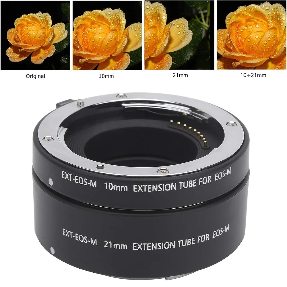 Кольцо-удлинитель Mcoplus Metal Auto Focus Macro 10 мм 16 21 для Canon EF-M EOS M M2 M3 M5 M6 M10 M50 M100 M6II M50II M200