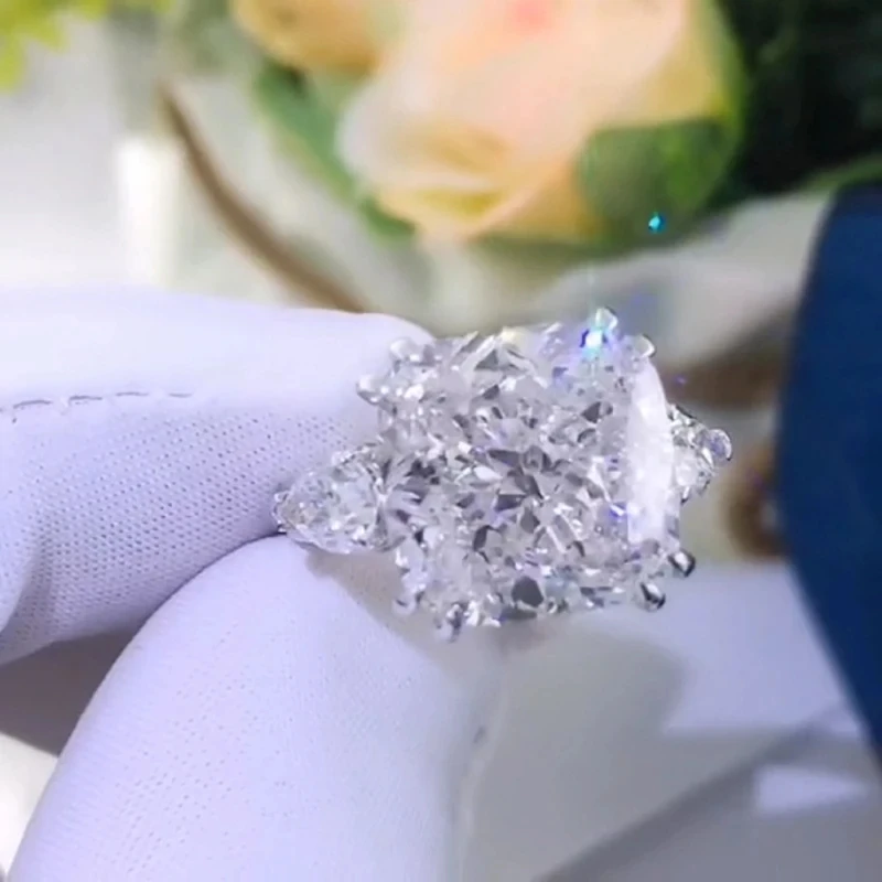 Кольцо из белого золота 6 7 8 9 10 карат