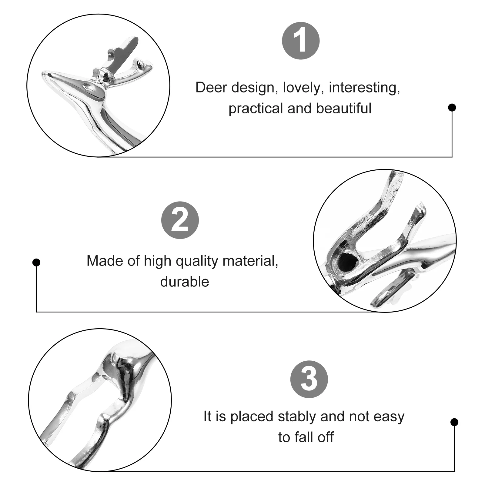 4 шт. декоративные подставки для столовых приборов