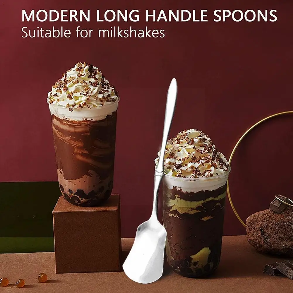 

1pc Shovel Spoon Steel Tea Spoon Dessert Tool Spoon Spoon Tableware Coffee Cream Kitchen Ice F6v3
