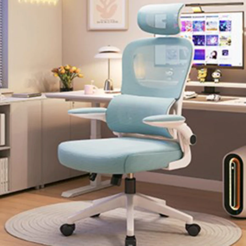 Офисное кресло для учебы эргономичное удобное компьютерное серого цвета офисная