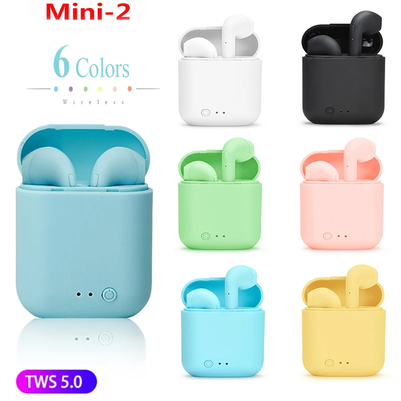 

i7s Mini 2 TWS Ture Wireless Earphones HiFi Stero Headphones Sports Earbuds Headset With Mic for iPhone Xiaomi PK i12 i9 i7 i14