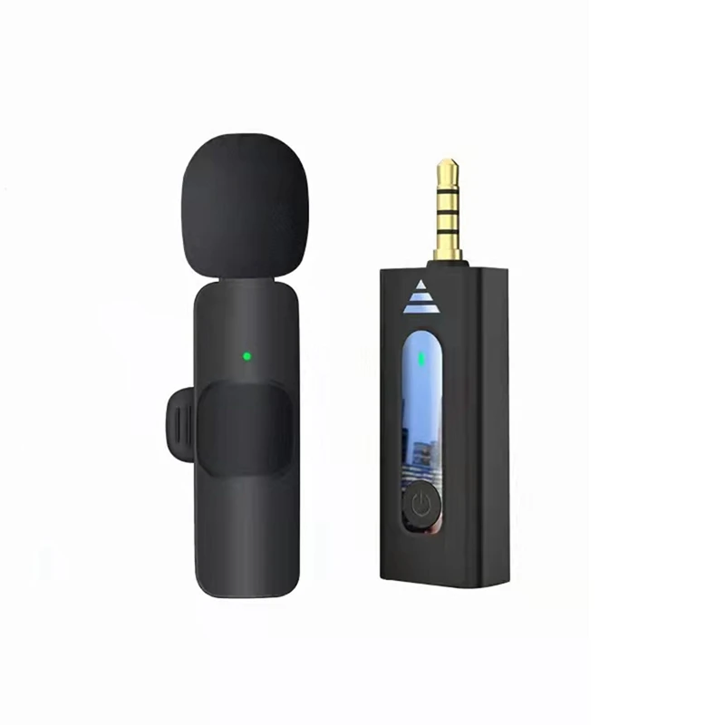 

Top K35 Lavalier Lapel Noise Reduction Microphone Wireless 3.5Mm Omnidirectional Condenser Mic For Camera AUX Speaker
