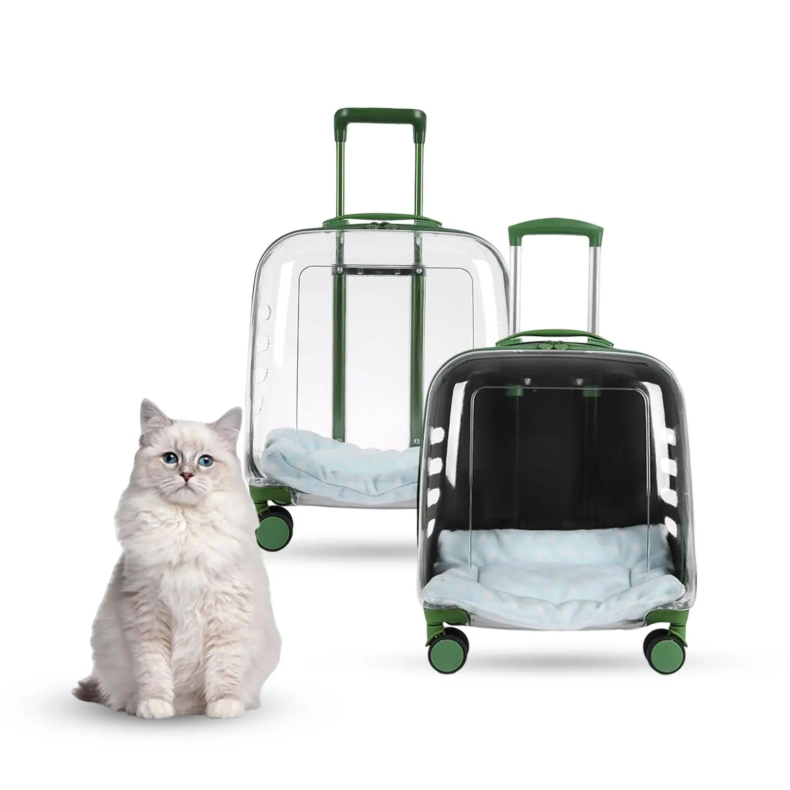 Pet Trolley Case Cat Luggage Bag Multifunctional Silent Luggage dog Handbag for Dog Carrying Travel Hiking Outdoor Fishing images - 6