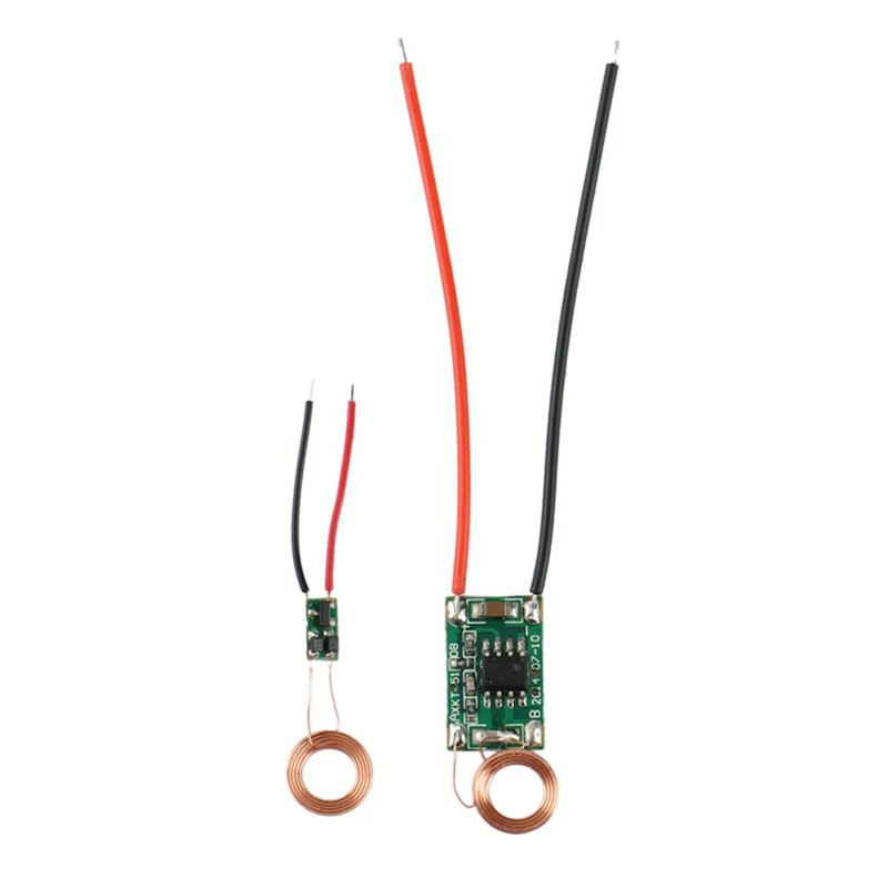 

JHD-XKT510-04 катушка 10 мм беспроводной модуль питания чип IC решение маленький прием беспроводной зарядки Модуль 5 В