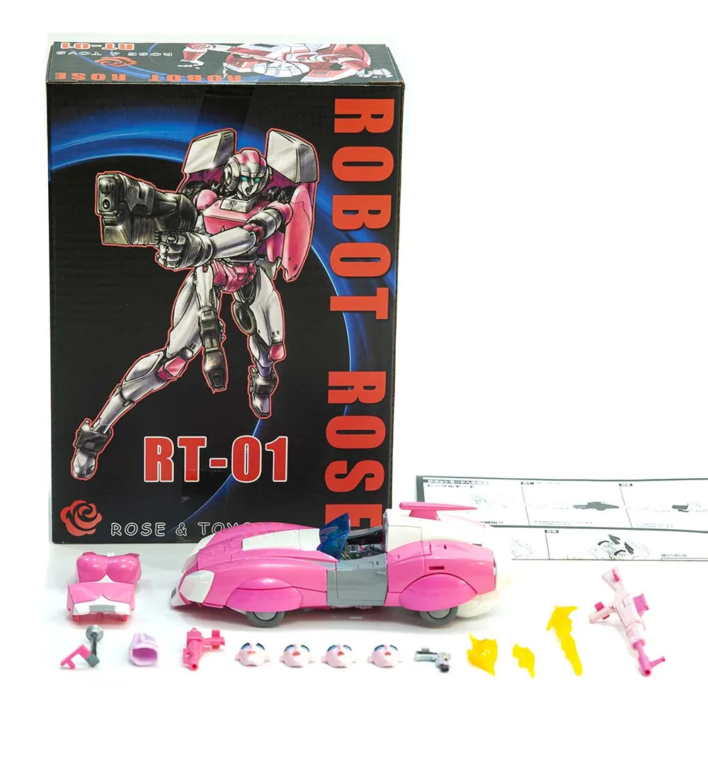 Новые игрушки-трансформеры Φ RT01 робот роза Arcee KO розовые игрушки экшн-фигурка