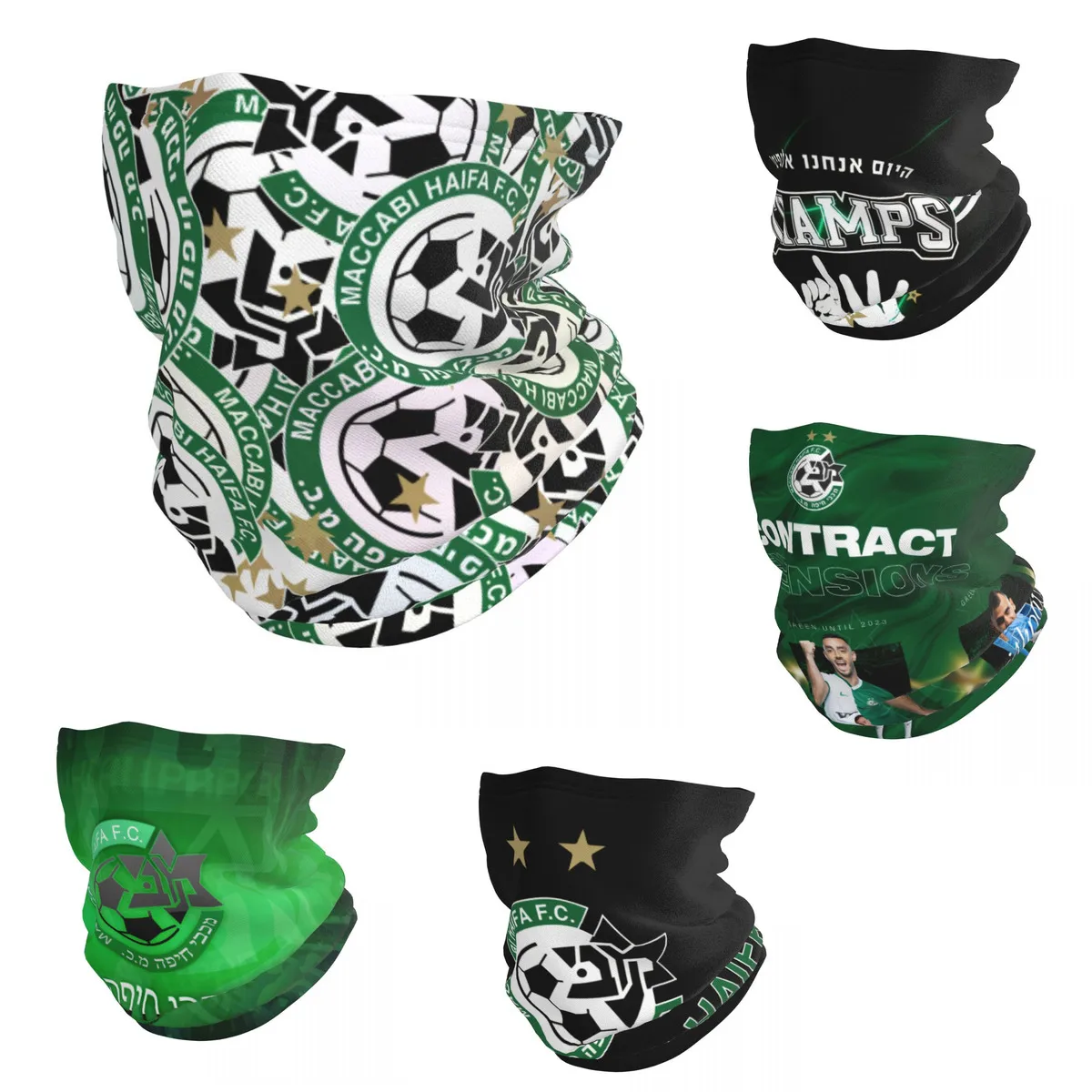

Maccabi Haifa men's and women's Multifunctional Scarf, sunmask, Balaclava, Great Neck Gaiter Or Bandana …