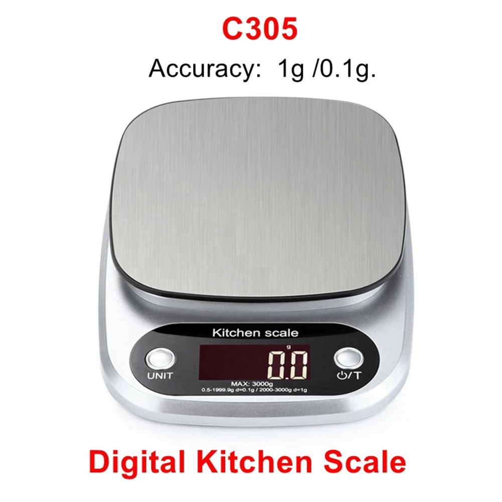 

Digital Kitchen Scale Digital Scale LED Electronic Scales Food Balance Measuring Weight Kitchen LED Precision Electronic Scales