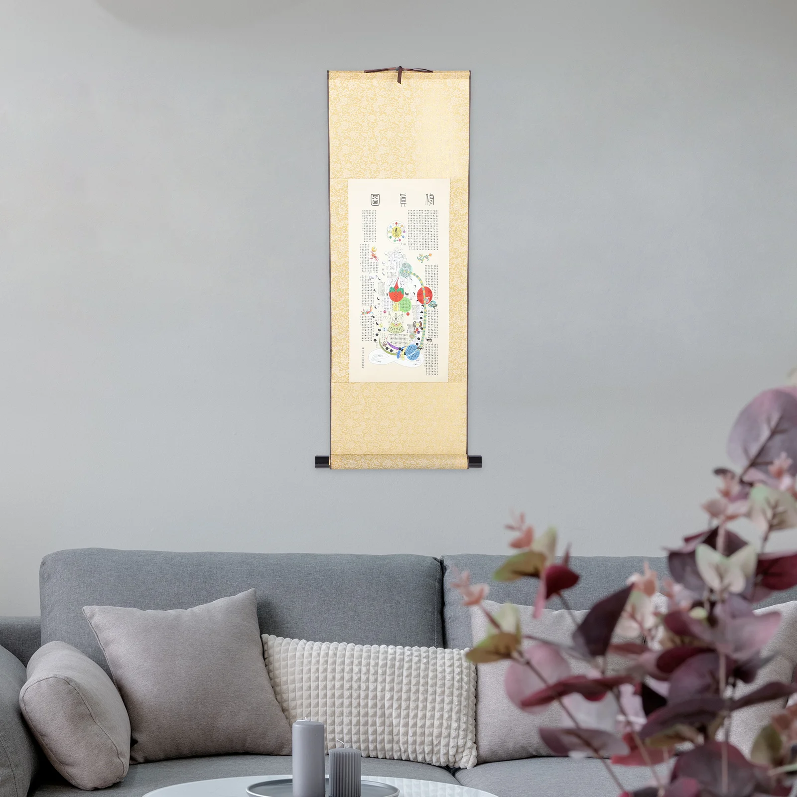 

Для тела, меридиан прокрутка в китайском стиле, Настенная картина, прокрутка в китайском традиционном стиле