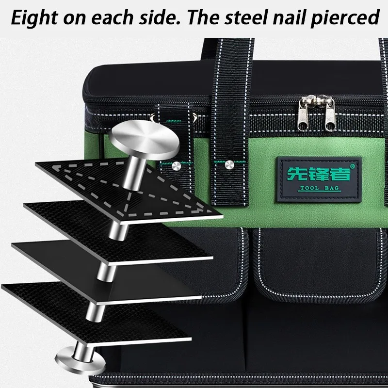 Профессиональная сумка для инструментов электрика органайзер хранения полный