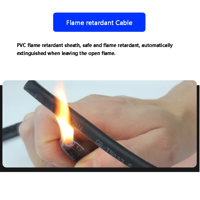 Мягкий Медный Провод Rv 10 Мм2 16 25 35 Прямой Кабель Красный Черный Электрические