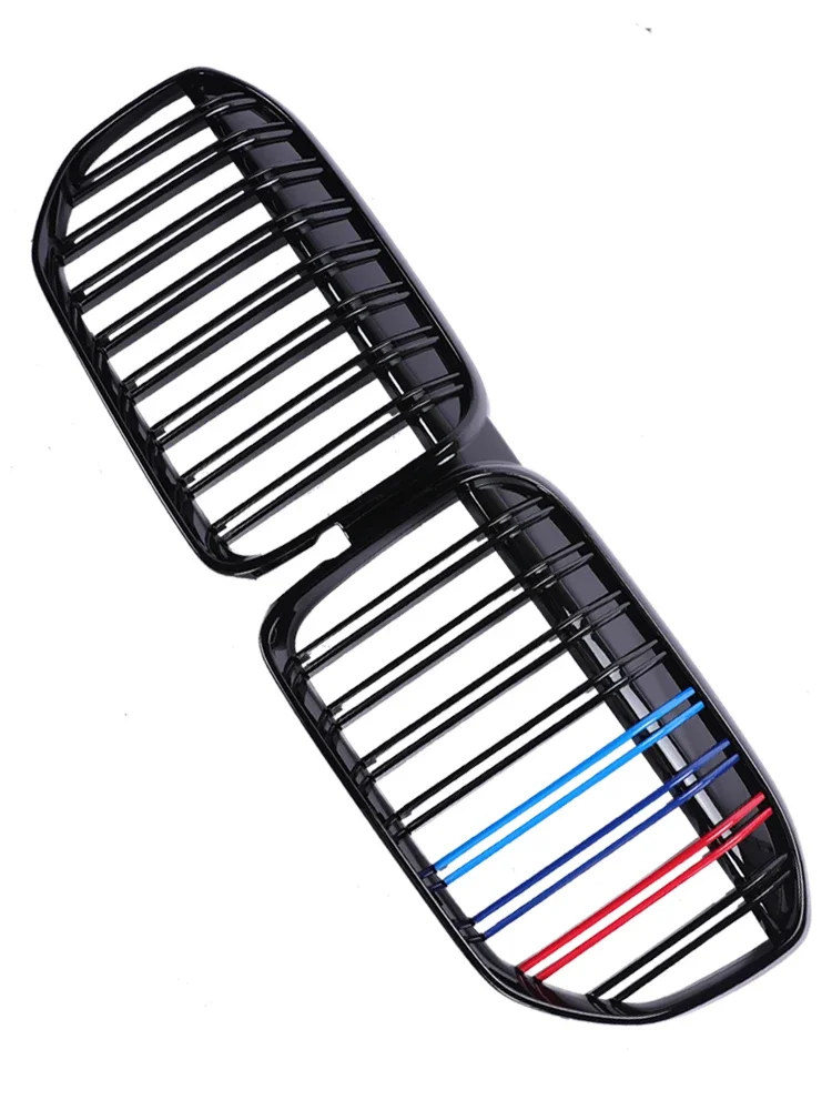 Двойная планка передний бампер гриль в стиле M для BMW 7 серии G11 G12 2020-2023