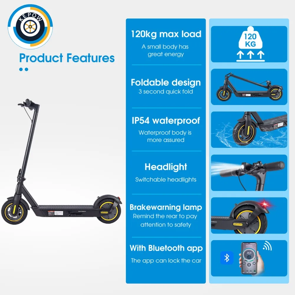 Рисунок 2 - Электроскутер Kepow E9G с пиковой мощностью 780 Вт