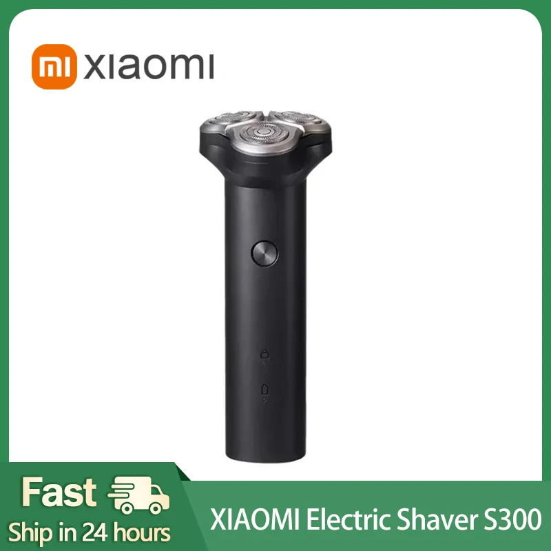 

XIAOMI Mijia Electric Shaver S300 Shavers Dry Wet Automatic Beard Trimmer Triple Blade Razor Machine For Men IPX7 Waterproof