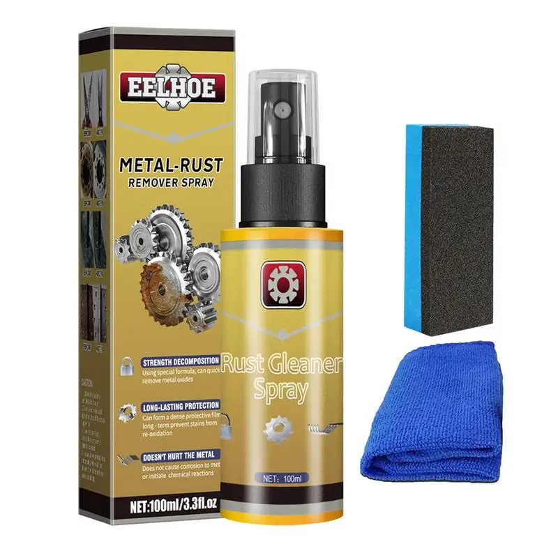 

Automotive Rust Removal Spray Multifunctional Metal Rust Remover Steel Polisher Universal Metal Cleaner Household Rust Remover