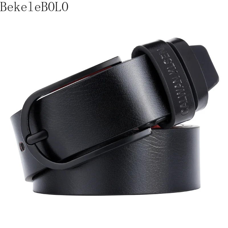 Man Belt High Quality  Men's Leather Belts for Men Fashion Luxury Brand Designer Pin Buckle Female Belt Male