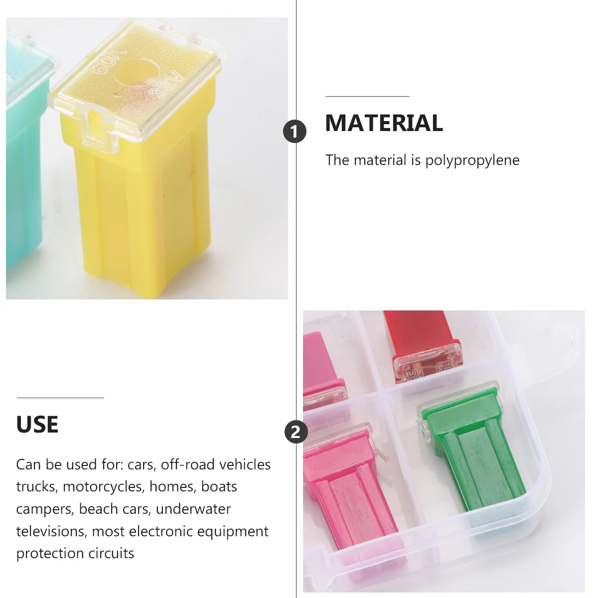 10 шт. автомобильный предохранитель низкопрофильный мини-автомобильный блок