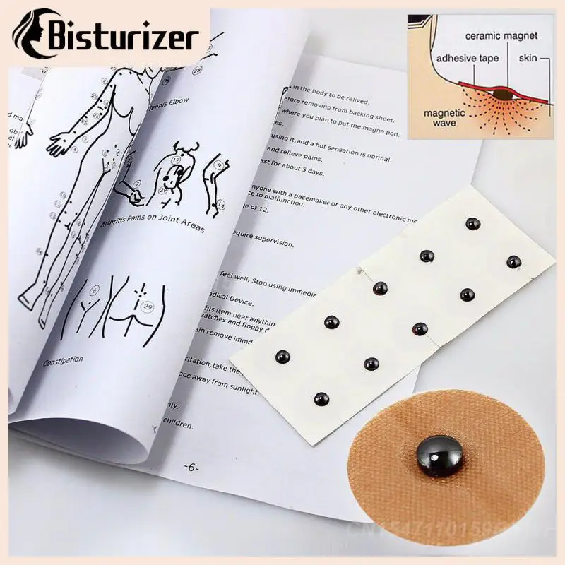 

10PCS/1 Sheet Magnetic patch Pain Relief Patch Body Massage Relaxtion Natural Therapy Bead Sticker Promotes The Body's Healthy