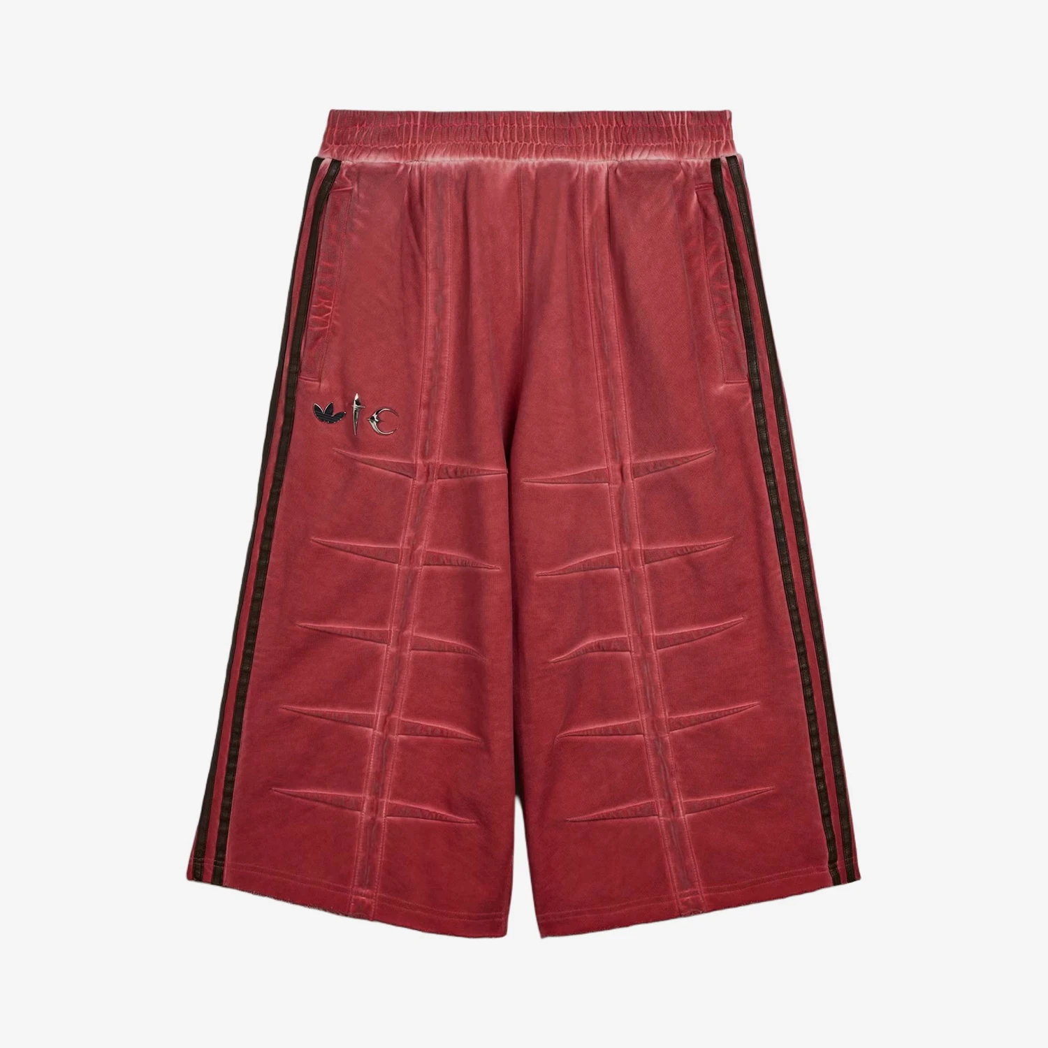 Фото Оригинальные шорты Adidas THUGCLUB для мужчин и женщин, в полоску, свободного кроя, модель KF6911. №4