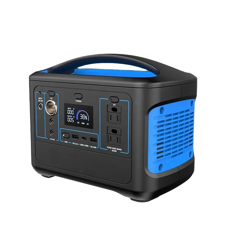 

portable power station generator 600W portable station power bank use for camping