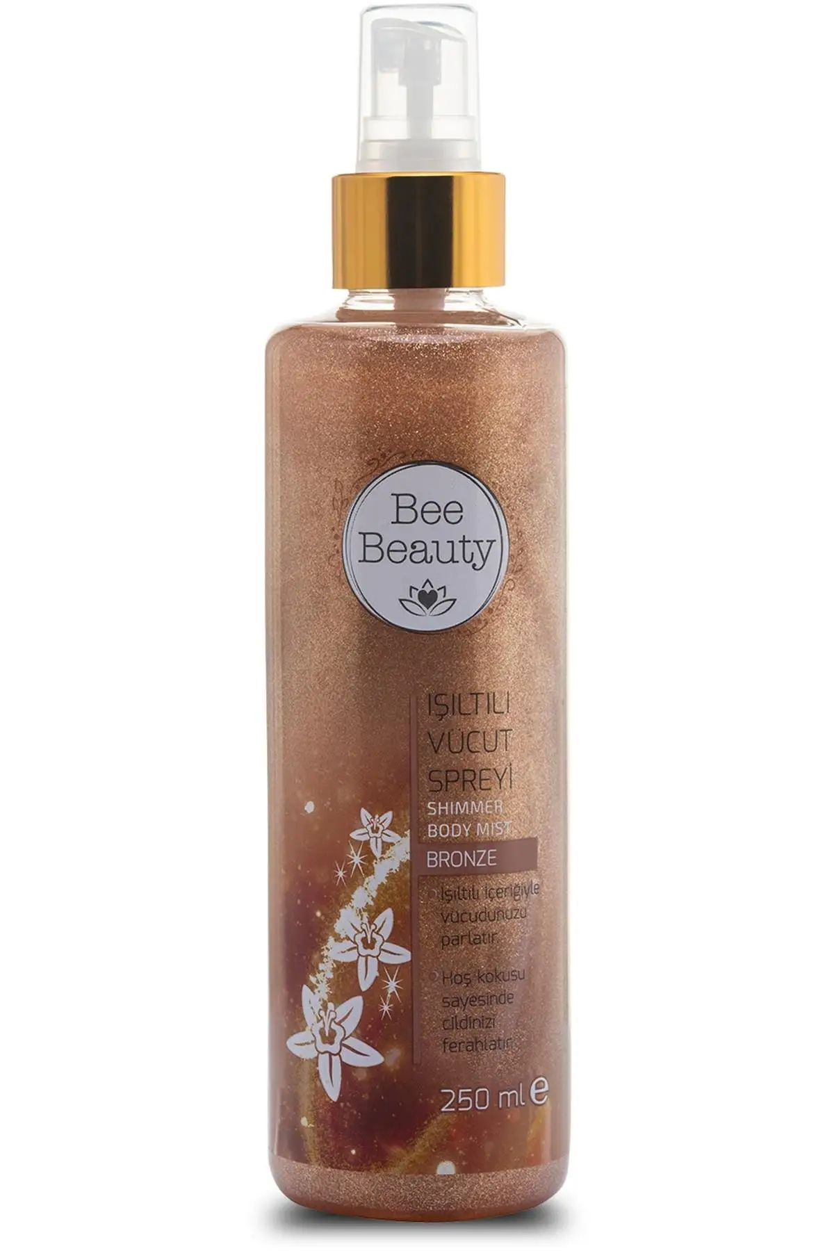 

Бренд: Bee Beauty, бронзовый светящийся спрей для тела, 250 мл, Категория: парфюм