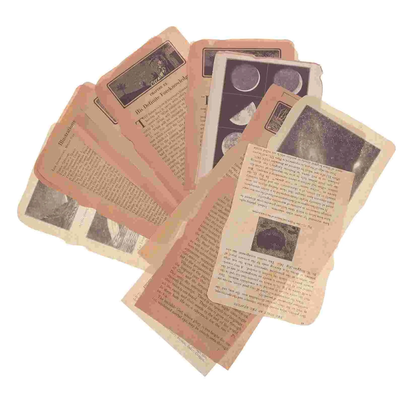 

100Pcs Retro Scrapbook Papers Scrapbooking Decorate Paper Journaling Supplies