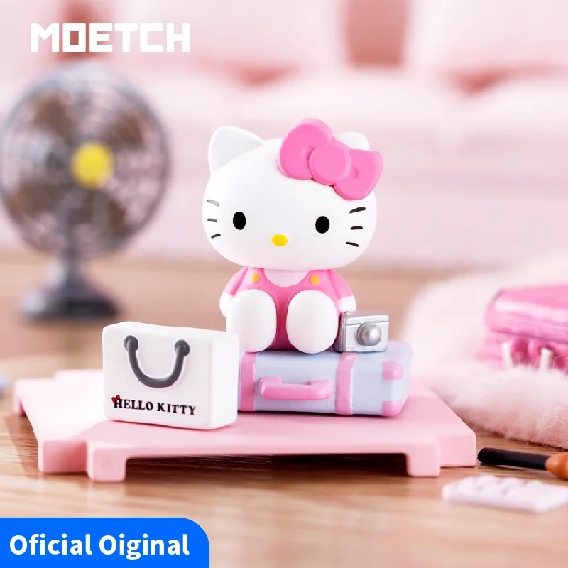 

Moetch HelloKitty Blind box Sanrio Kawaii Cute Birthday Gift Toy Mystery Box Surprise For Girl Happy Hours Series