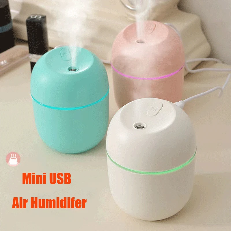 

220ML Mini Portable Air Humidifer Ultrasonic Aroma Essential Oil Diffuser USB Mist Maker Aromatherapy Humidifiers for Home Car