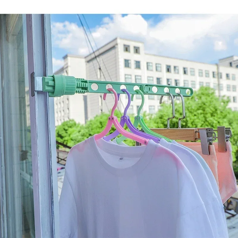 1 шт. портативная вешалка для одежды 8 отверстий