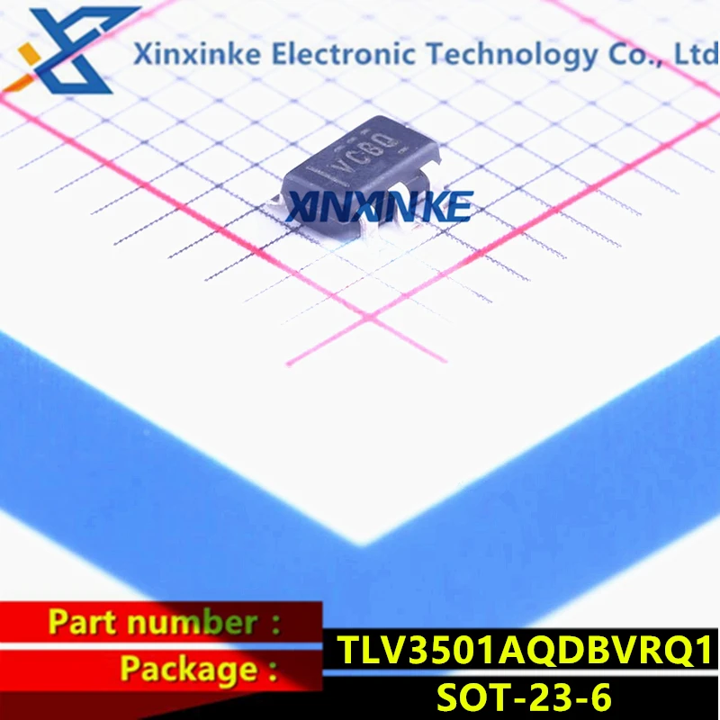 

TLV3501AQDBVRQ1 Mark:VCBQ SOT-23-6 Analog Comparators AC 4.5ns R-R,High Spd Comparator Amplifier ICs Brand New Original