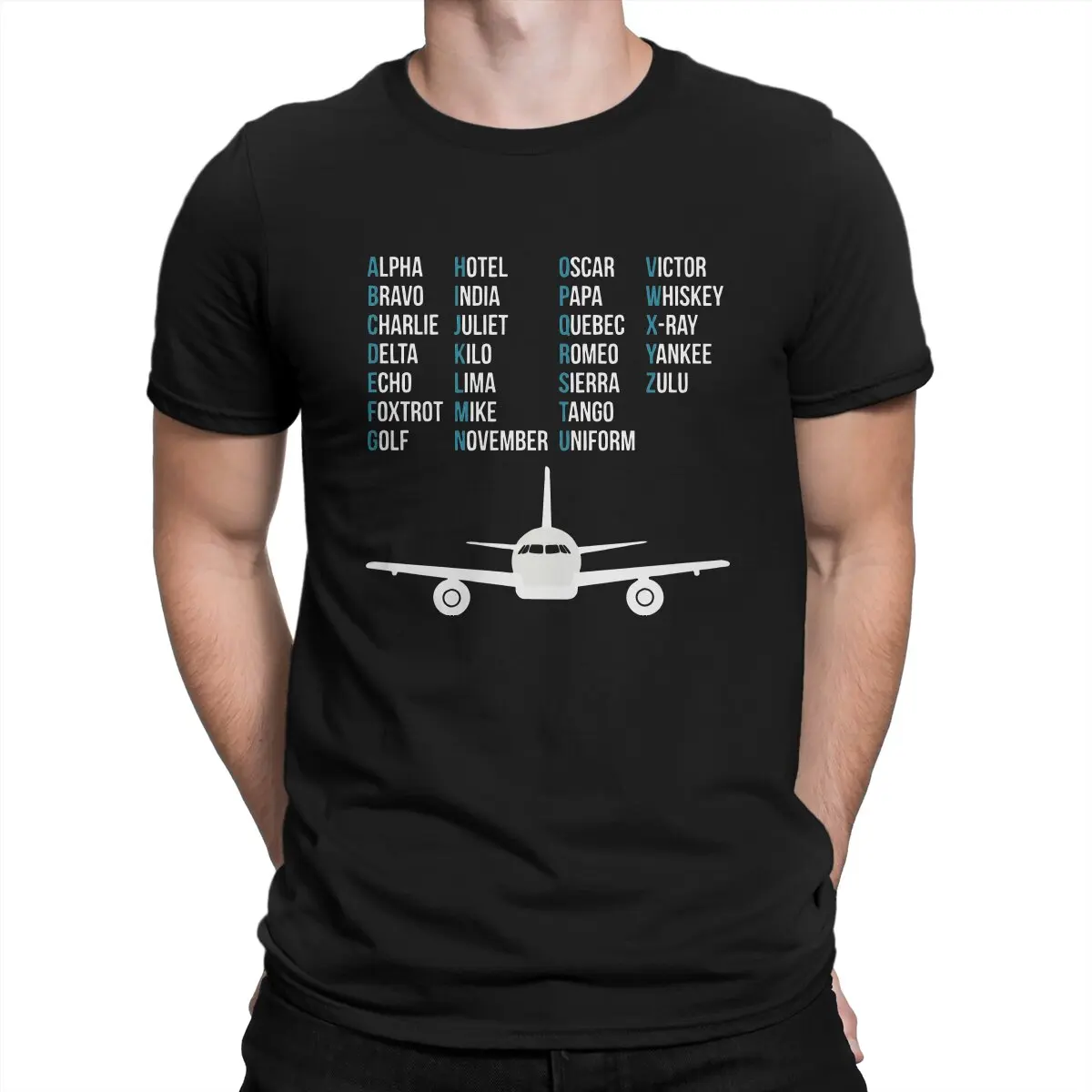 

Phonetic Alphabet Airplane Pilot Flying Aviation Men's TShirt Lover Gift Distinctive T Shirt Original Sweatshirts New Trend